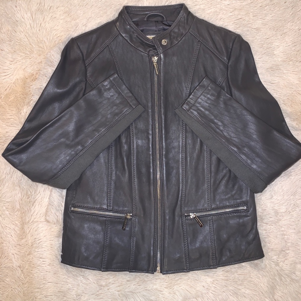 MICHAEL by Michael Kors 100% leather jacket - Picture 2 of 4